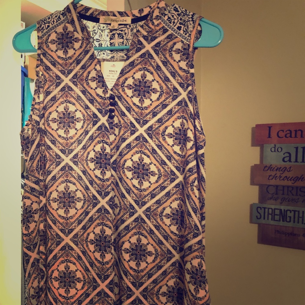 V-neck top
